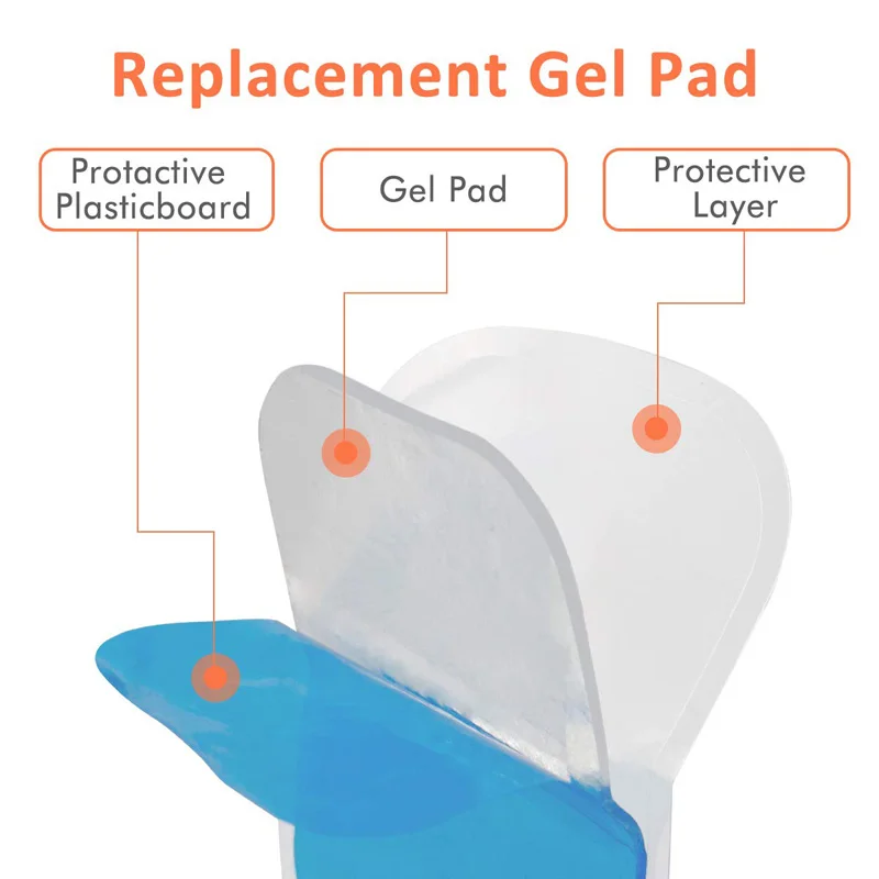 2 шт./упак. для замены рук гелевая Накладка для EMS мышечный Стимулятор тренажер Массажный гель гидрогелевые гелиевые пластинки аксессуары