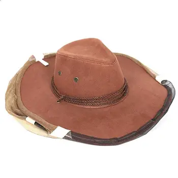 

Professional Beekeeping Hat Beekeeper Cowboy Hat Anti Mosquito Bee Insect Veil Net Hat Full Face Neck Wrap Protector