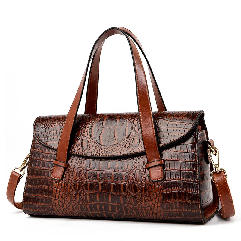 High Quality Pu Leather Women Handbags Large Capacity Ladies Shoulder