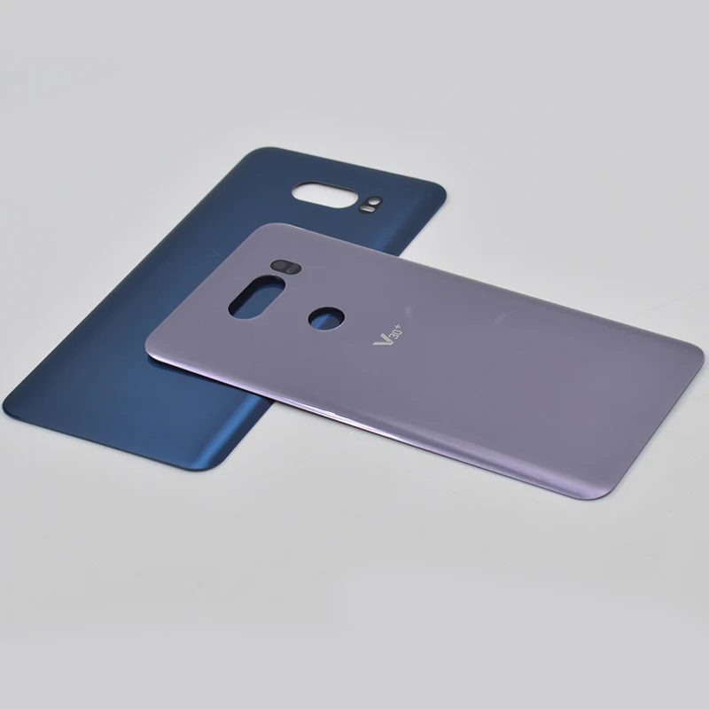 Задняя крышка для Lg V30, крышка для батареи, чехол для двери, корпус с объективом камеры, стекло, сенсорный ID, Замена для LG V30, задняя крышка