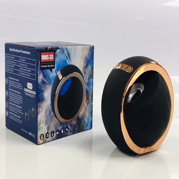 

New fashion MMS-33 wireless bluetooth speaker outdoor portable subwoofer mini colorful light audio support TF card