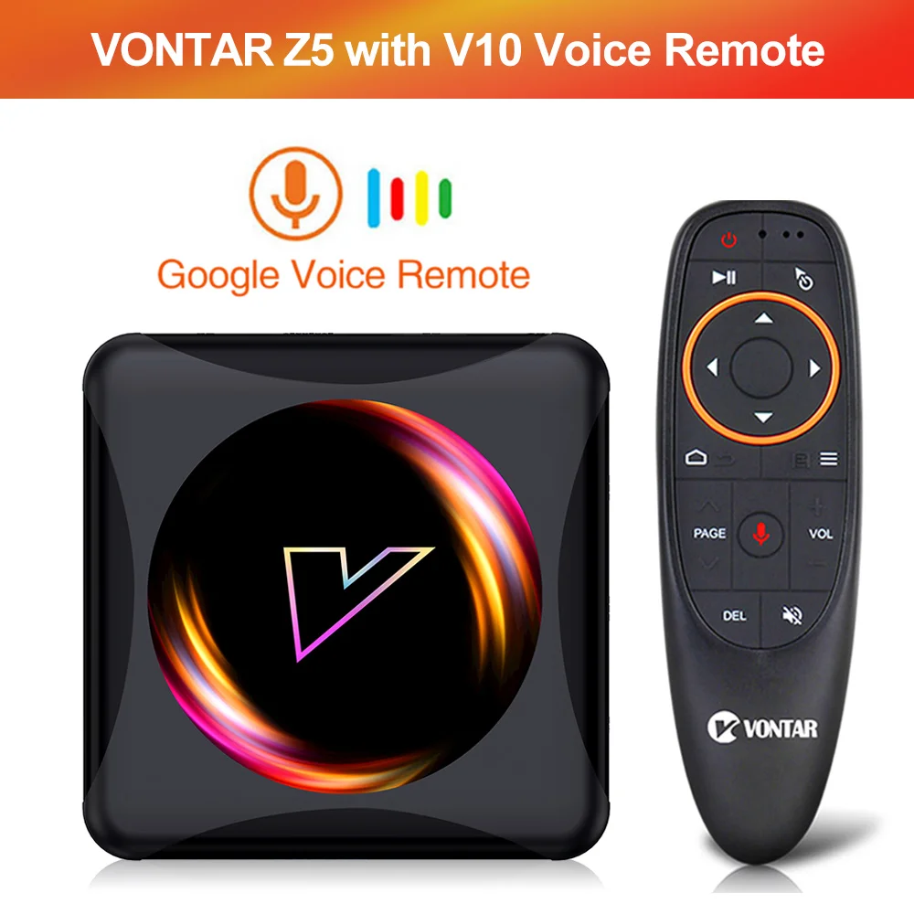 VONTAR Z5 Smart TV Box Android 11 Android 10 4GB 64GB Rockchip RK3318 1080P 4K Media Player Youtube Android TVBOX Set Top Box