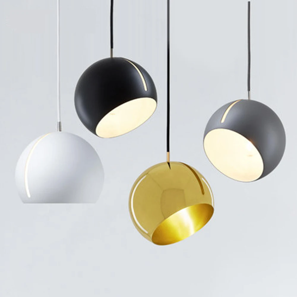 

Nordic Modern pendant lights colorful creative Ball hanging lamp for dining room Indoor home fixtures christmas decor luminaire