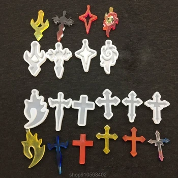 

Cross Pendant Silicone Resin Mold Jewelry Making Casting Mould Craft DIY Tools S28 20 Dropshipping