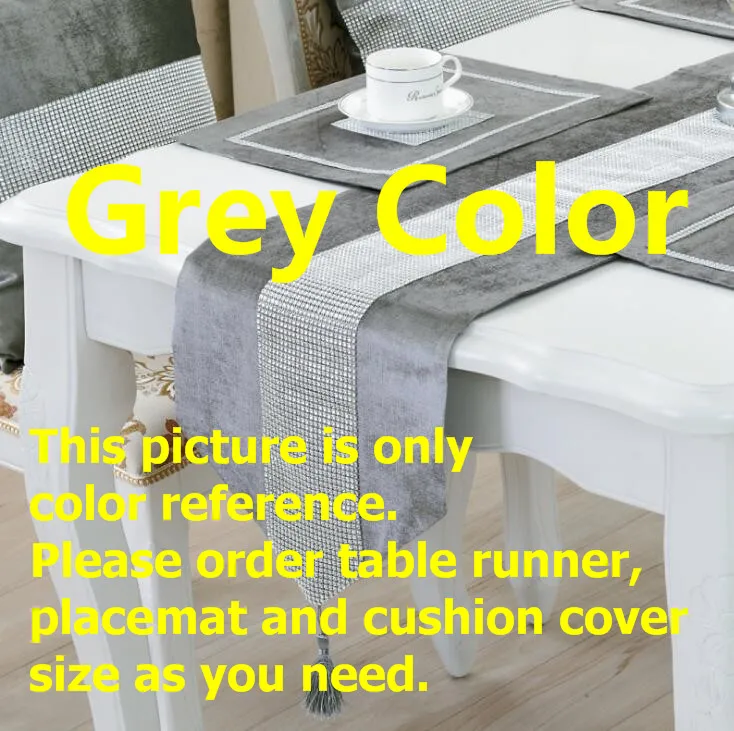 grey color Современные Стразы, скатерть для отелей, свадеб, мероприятий, вечерние, Рождественского торта, красного цвета, шампанского, Цветочная фланелевая скатерть, скатерть - Цвет: grey color