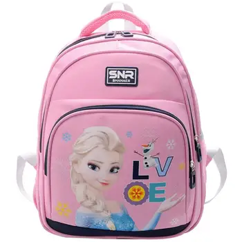 

Disney Kids Frozen Cartoon backpack Children's school Bagpack Elsa & Anna Princess Schoolbag for girls