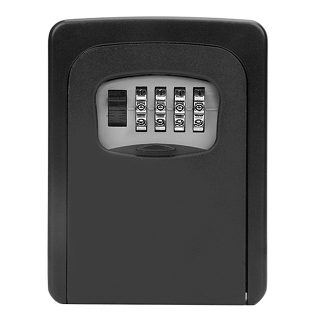 Office Wall Mount Key Storage Secret Box Organizer 4 Digit Combination Password Security Lock No Key Safe Box caja fuerte