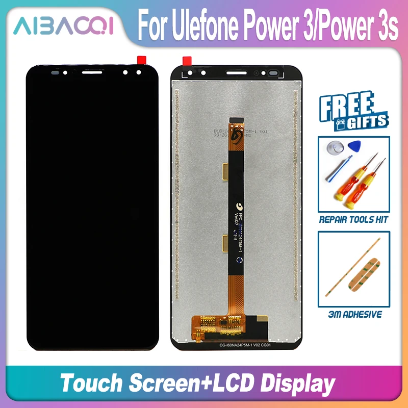6,0 дюймовый сенсорный экран+ 2160X1080 ЖК-дисплей в сборе для Ulefone power 3 S/power 3 модели телефона