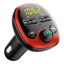 BT21 автомобильный fm-передатчик Bluetooth MP3 плеер стерео AUX двойной USB быстрая зарядка Handsfree Вызов TF карта U диск радио модулятор