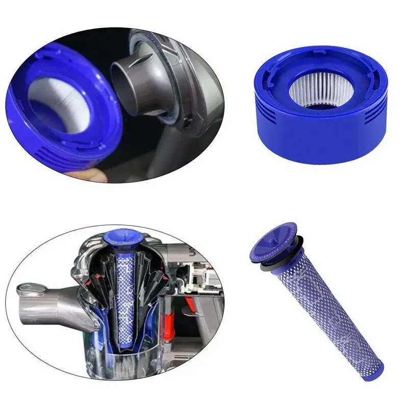 Post Motor HEPA фильтры Замена для Dyson V8 V7 беспроводной Вакуумный Очиститель (упаковка из 3)