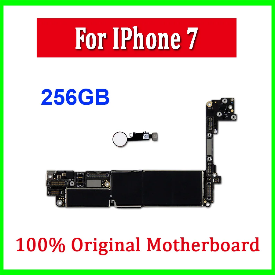 Для iPhone 7 logic board оригинальная разблокированная материнская плата для с сенсорным