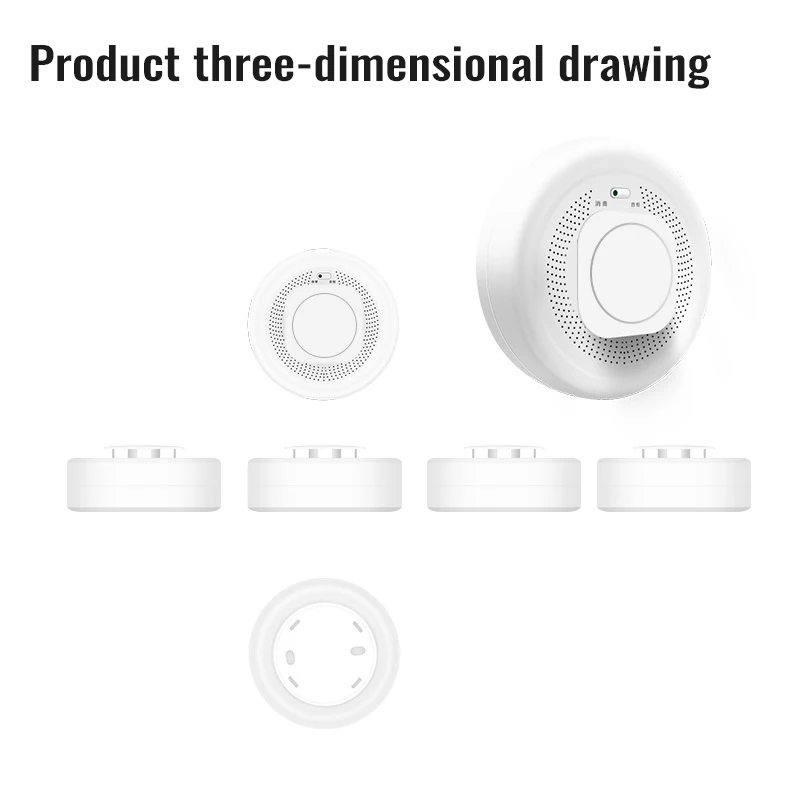 NEW tuya smart ZigBee fire Smoke Detector Network Alarm High-sensitivity temperature smoke sensor compatible with smart life APP emergency pendant alarm