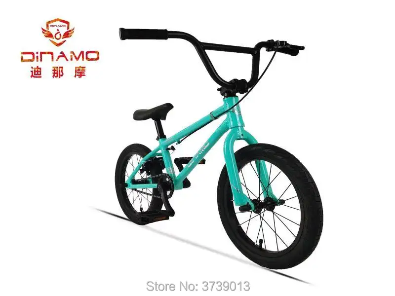 DINAMO aluminum 16Inch BMX alloy frame Performance Bike tire bike for show Stunt Acrobatic Bike rear Fancy street bicycle