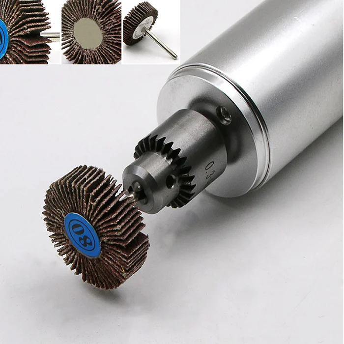 3.0mm 80 Grit Sandpaper Grinding Sanding Head Dremel Flap Polishing