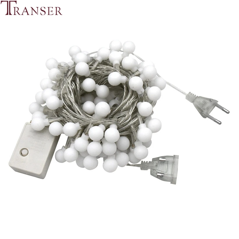 9 Color US Plug LED Ball Lamp 10M Lighting Fairy Garden Light String Interior Christmas Trees Decoration Curtain Lamps 907
