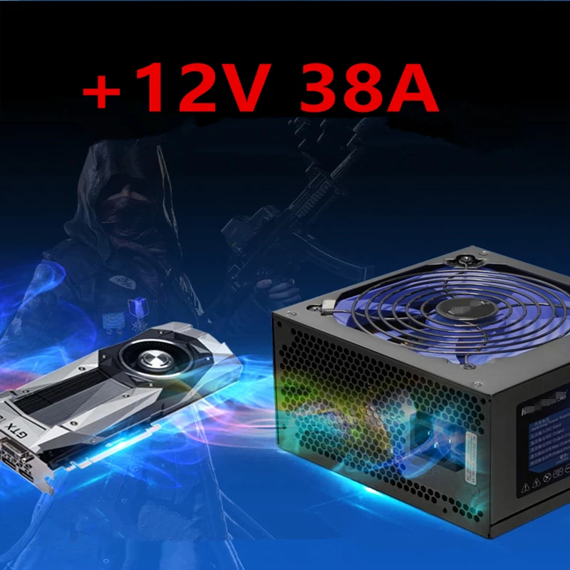 Блок питания для Huntkey Extreme Edition GTX1070 энергосберегающий бесшумный Блок питания 500 Вт блок питания HK600-12FP