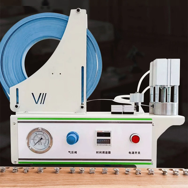 

220V Electric Desktop Edge Banding Punching Machine Pneumatic Fully Automatic PVC Acrylic PP Edge Banding Manual Punching Tools