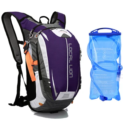 with water bag Водонепроницаемый велосипедный рюкзак MTB велосипедные рюкзаки с сумкой для воды спортивные велосипедные походные гидратационные велосипедные сумки рюкзак - Цвет: with water bag