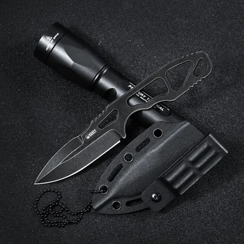 

KUBEY 7.62 TAG- KB282 Hydra Design Tactical EDC Fixed Blade Knife
