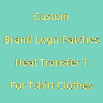 

Custom Brand Logo Iron Patches For Clothing Stickers DIY Iron on Letters Heat Transfer T Shirt Stripes on Clothes Brand Names
