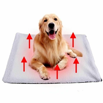 Pet Supplies Self Heating Warm Pet Blanket Pad Winter Warm Heated Pad Mat For Dogs Cat Rug Thermal Pillow 3