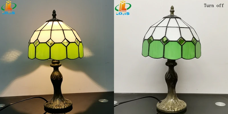 de mesa tiffany estilo quarto estudo cabeceira