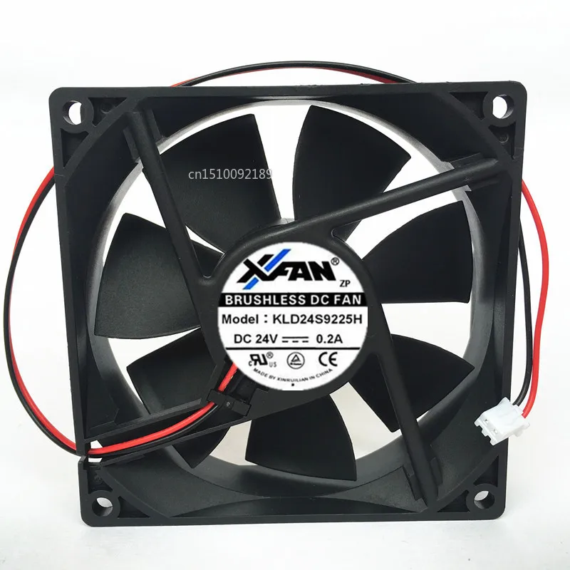 Для KLD24S9225H 24V 0.2A 9025 9 см Двойные шары большой объем воздуха инвертор вентилятор