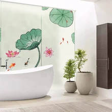 Спальня стеклянная пленка без клея статическая наклейка матовое стекло наклейка на стену ванная комната Светильник Непрозрачный шкаф раздвижные двери