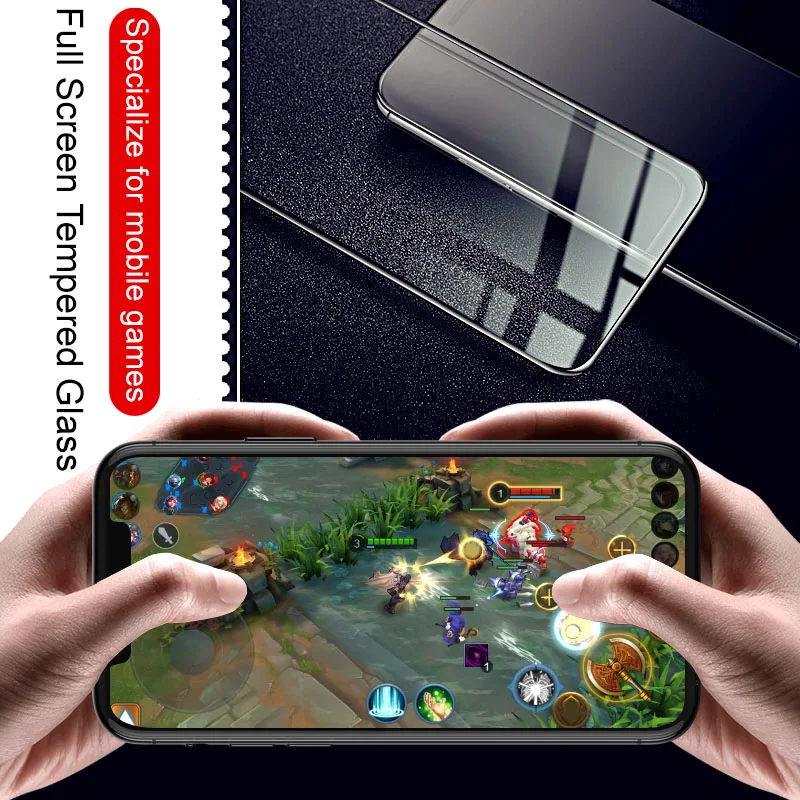 Pro+ игровая версия чувствительный сенсорный полный чехол Гладкий Край Закаленное стекло для Apple iPhone 11/11 Pro/11 Pro Max использовать полный AB Клей