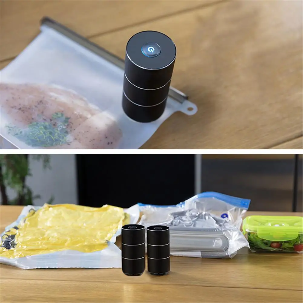 Mini Vacuum Pump Machine Baler Compression Packaging Bag Small Household Quilt Clothes Kitchen Vegetable Preservation