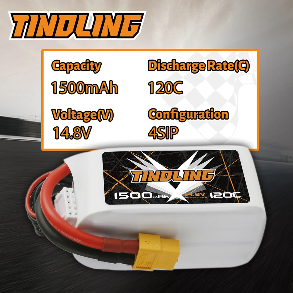 2PCS 4S Lipo hrb Battery14.8V 1500mAh 120C XT60Plug​ For Quadcopter Drone Profesional RC Car FPV Helicopter Airplane 4k toys