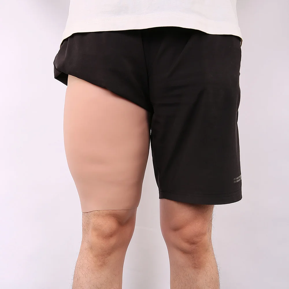 

Silcone Elastic Sturdy Thighs Ehancer Shaper Medical Leg Scar Cover Thigh Fattening Wear 3cm Thickness For Men And Women