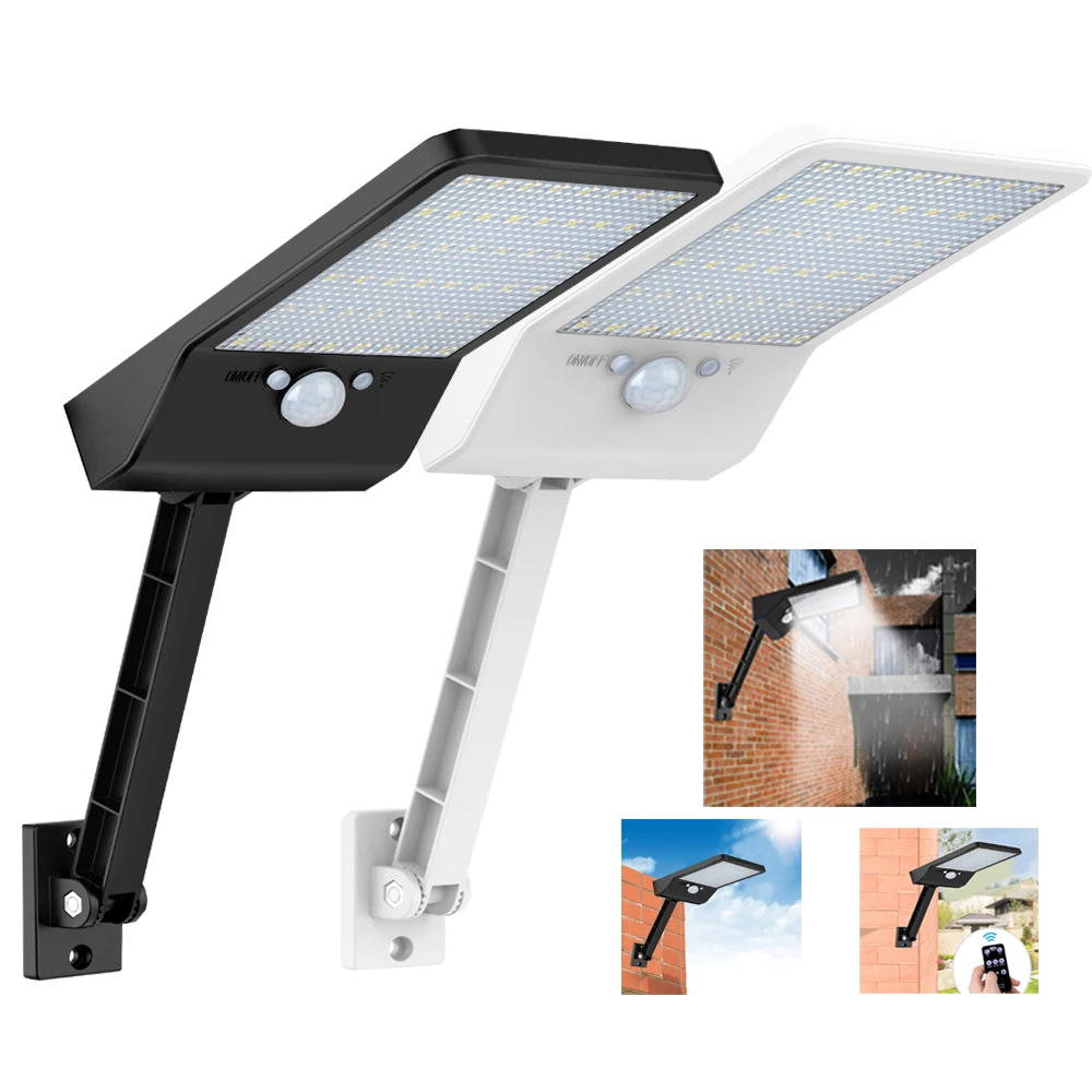 

LE Solar-flood-Garden-Lamp Street-Wall-deck-Light Motion-Sensor Stair-Aisle Security#2