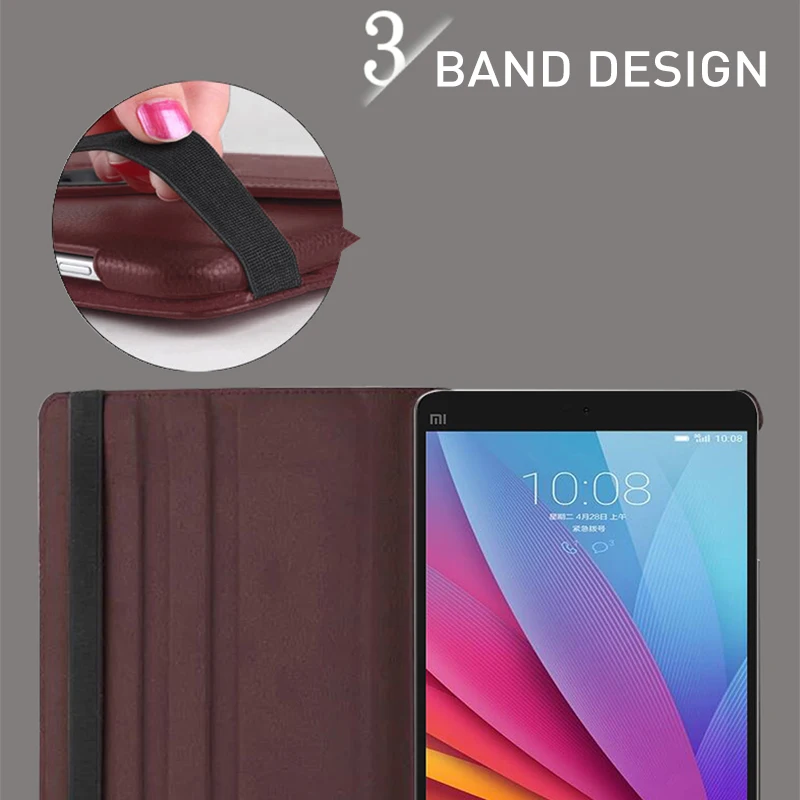 For Xiaomi Mi Pad 4 Plus 360 Rotating Case Tablet Pu Leather Flip Cover Mipad 4