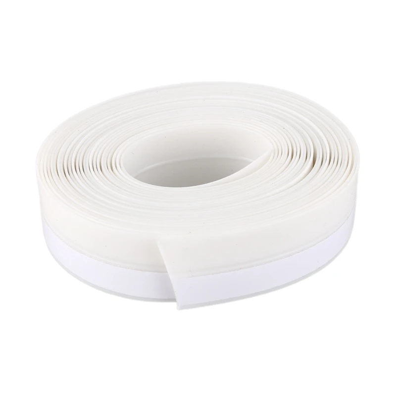 White 25mm 5 м самоклеящаяся газа Excluder окна, двери уплотнение погода лента - Цвет: White 25mm