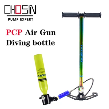 PCP Air Gun Pump Inflatable Diving bottle air pump 300BAR 30MPA 4500PSI Class 3 PCP Micro High Pressure air Compressor 1
