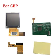 Сменные комплекты жк-экрана для GBP, подсветка экрана с ленточным кабелем для kingd GBP, ЖК-экран, высокий светильник, консоль для геймпада, Новинка