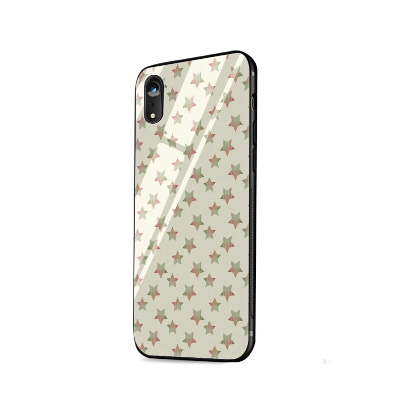 Чехол для мобильного телефона из стекла ТПУ iPhone 5 5S 6 6s 7 8 Plus X XR XS Max Shell Cover облако