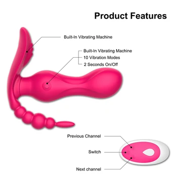 Wireless Vagina G Spot Vibrator for Women Anal Clitoris Stimulator Wearable Panties Dildo Vibrating Sex Toys for Adult Couples 3