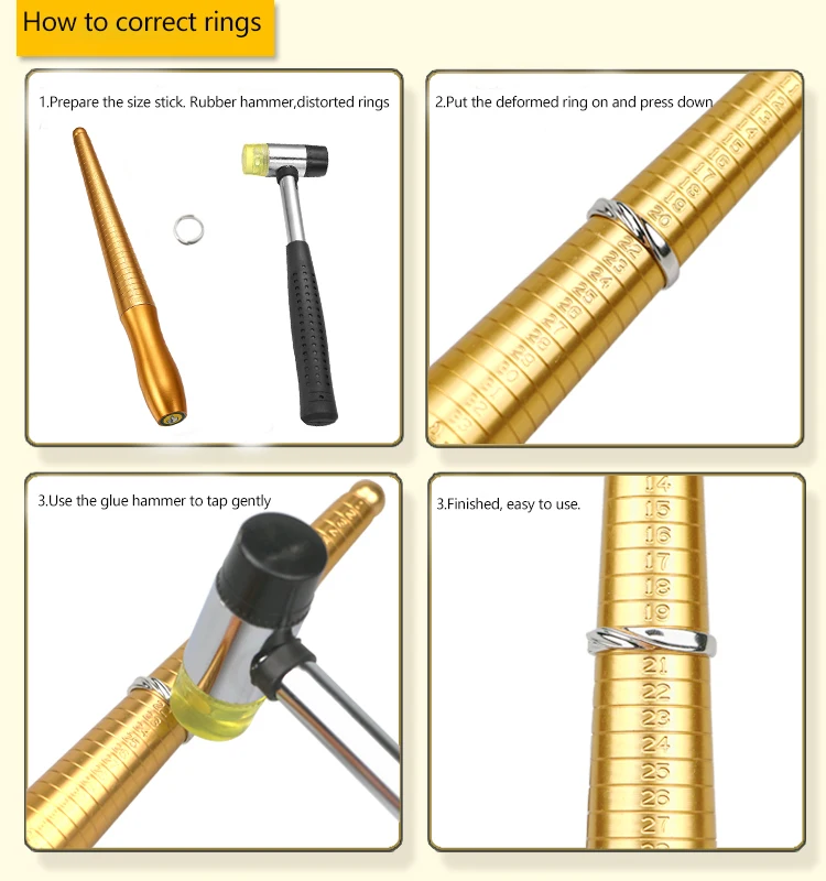 Deluxe Metal Ring Sizer and Mandrel Gauge