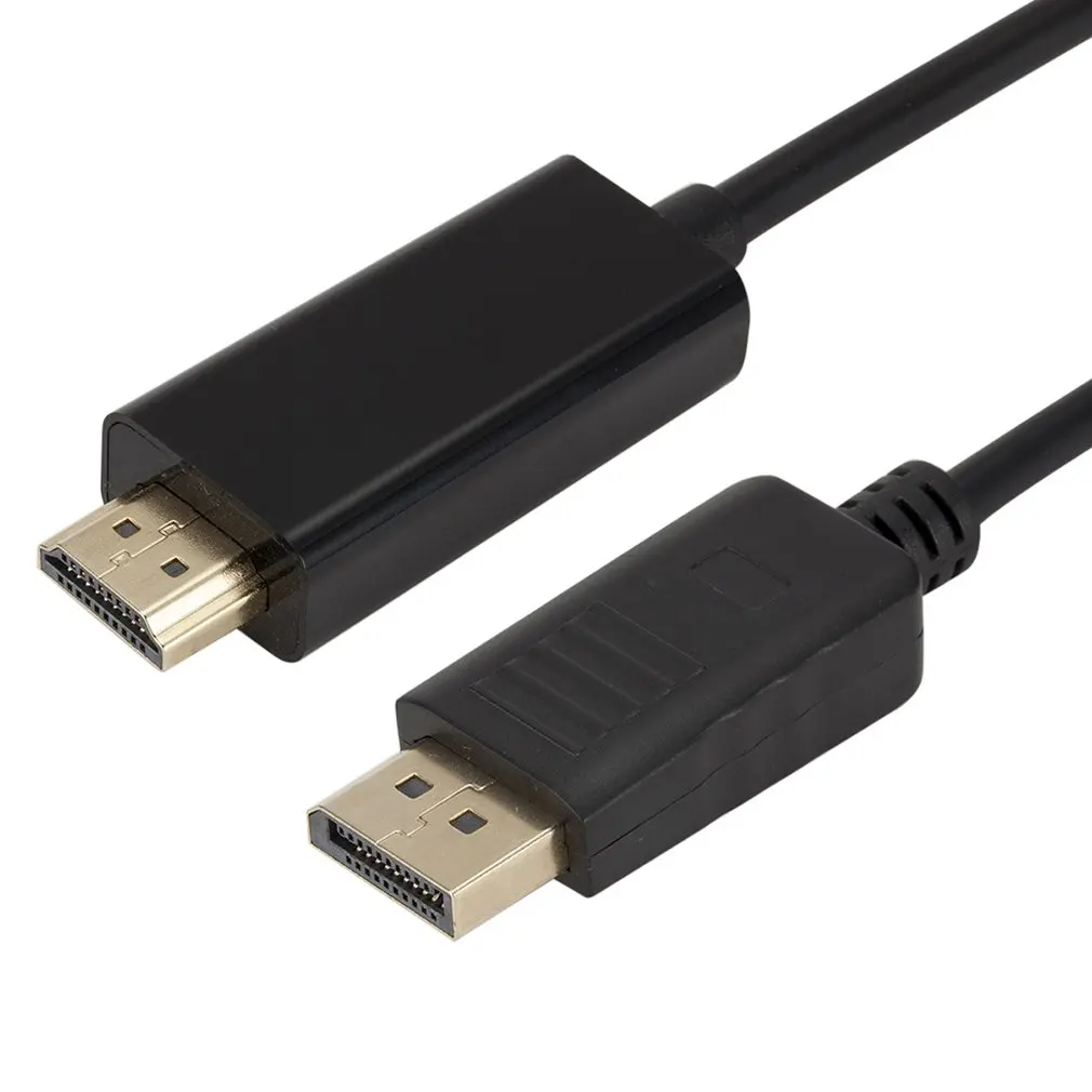Сверхдлинный позолоченный кабель HDTV для ПК ноутбука DP HDMI 1080p 6 футов 1 8 м|Кабели HDMI|