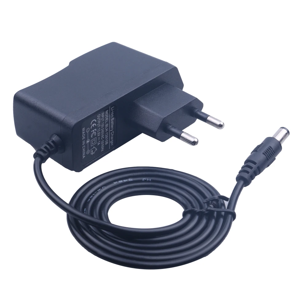 Battery charger charger adapter power supply adapter battery charger adapter 12.6 v 18650 lithium battery charger DC 12.6V Li-ion battery charger power supply 100-240V AC converter 12 V