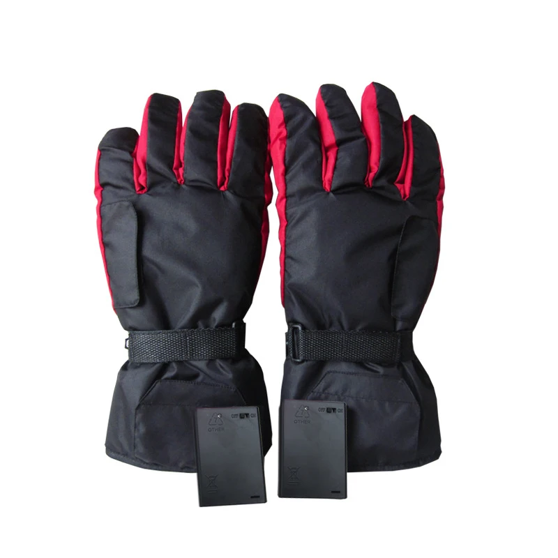 Тепловые перчатки с подогревом, теплые, тип батареи, электро, тепловые перчатки, зимние, для спорта на открытом воздухе, для катания на лыжах, мотоцикла, для альпинизма, для пеших прогулок