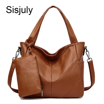 

2pcs Women Shoulder Messenger Bags For Women 2020 Bolsa Feminina Solid Soft Leather Ladies HandBags Bag Sac A Main Large Bolso