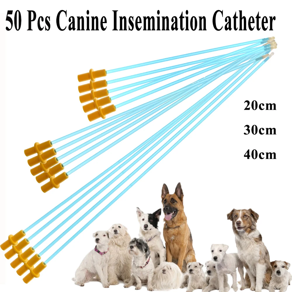 50PCS Canine Sperm Injection Semen Deposition Artificial Insemination