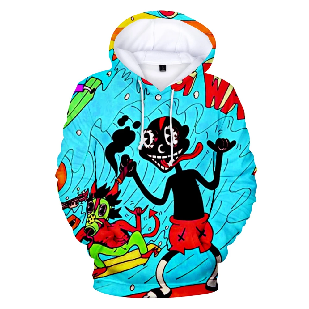 Funny Anime Children's Hoodies New Lil Darkie 3D Print Women/Men Long Sleeve Sweatshirt Casual Boy/girls Tops | Мужская одежда