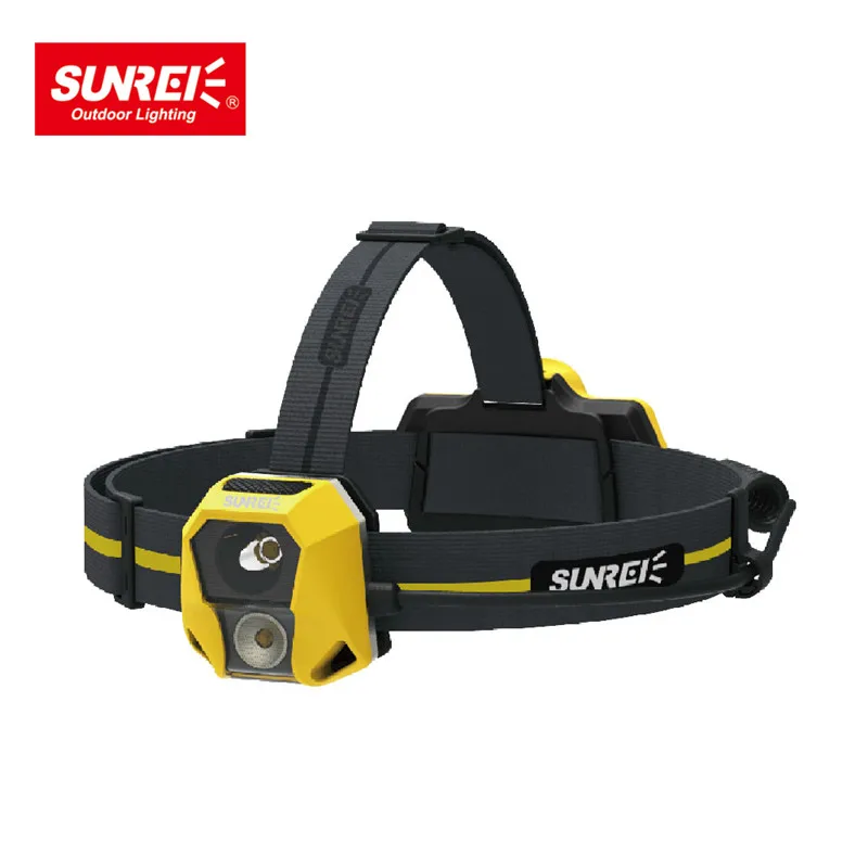 

Sunrei Zengto3 Cree S4 LED 390lm USB Charging 18650 Professional Caving Headlamp Flashlight with Storage Bag