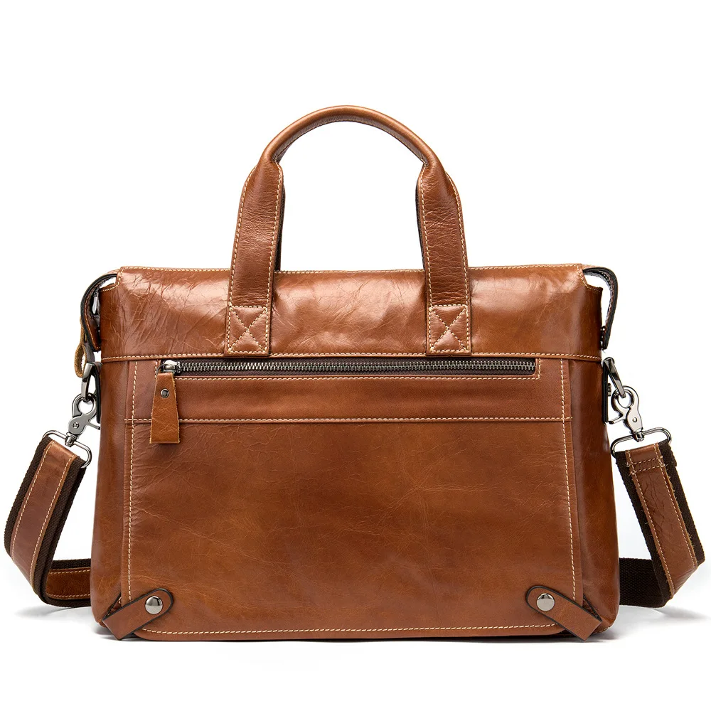 Men's Briefcases Office Bag for Men Men's Bags Genuine Leather