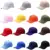 Унисекс Бейсболка Snapback Hat Хип-Хоп Регулируемая Bboy Мода Чистый Цвет Шляпа