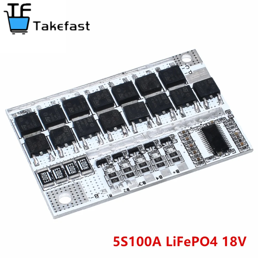 Защитная печатная плата BMS 5S 18650 устройство для защиты литий-ионных аккумуляторов